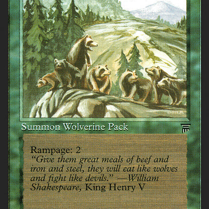 Wolverine Pack [Legends]