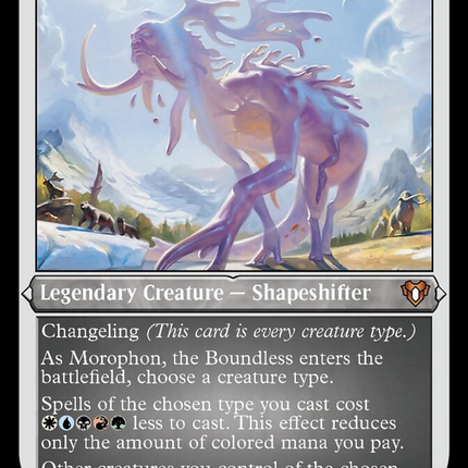 Morophon, the Boundless (Foil Etched) [Commander Masters]