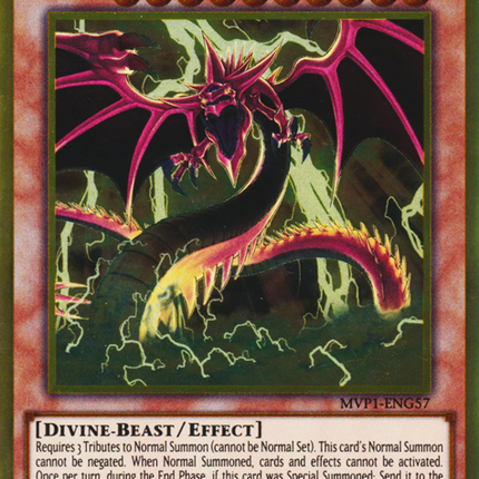 Slifer the Sky Dragon [MVP1-ENG57] Gold Rare