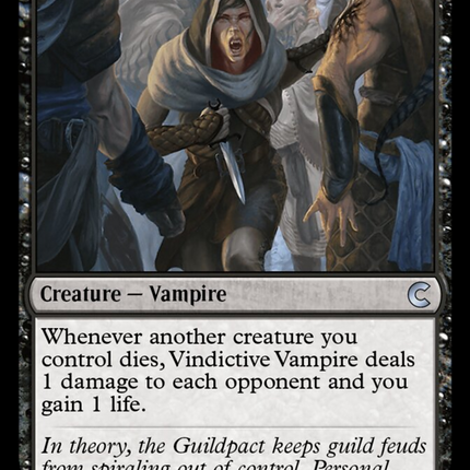 Vindictive Vampire [Ravnica: Clue Edition]