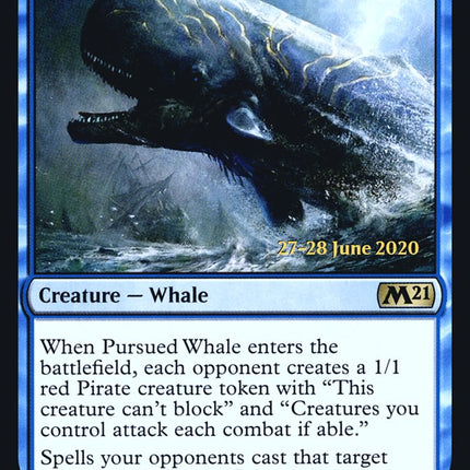 Pursued Whale [Core Set 2021 Prerelease Promos]