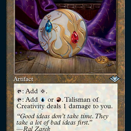 Talisman of Creativity (Retro Foil Etched) [Modern Horizons]