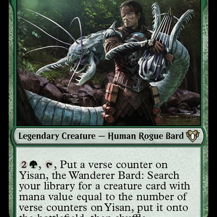 Yisan, the Wanderer Bard [Commander Masters]