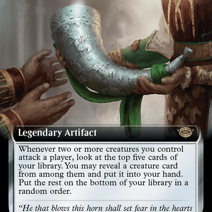 Horn of the Mark (Extended Art) (Surge Foil) [The Lord of the Rings: Tales of Middle-Earth]