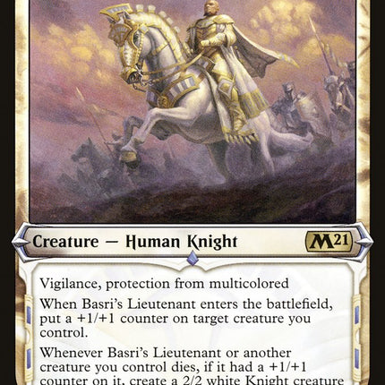 Basri's Lieutenant (Showcase) [Core Set 2021]