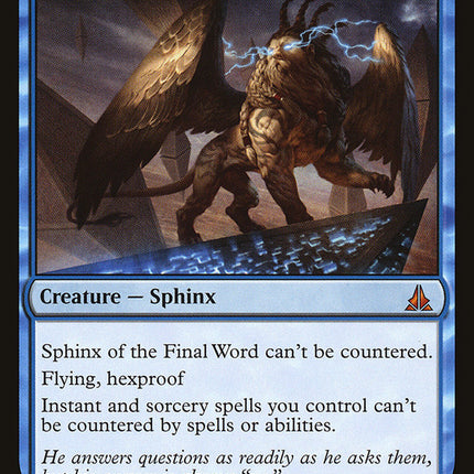 Sphinx of the Final Word [Oath of the Gatewatch]
