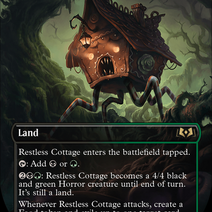 Restless Cottage (Borderless Alternate Art) [Wilds of Eldraine]