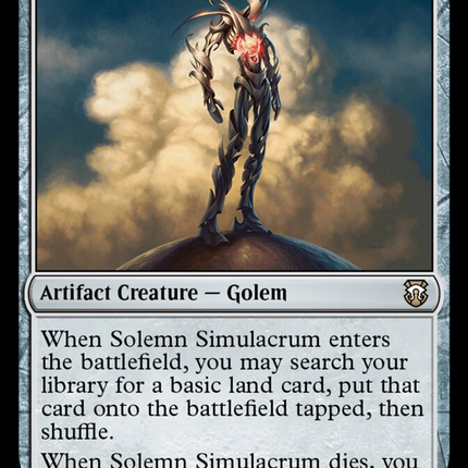 Solemn Simulacrum (Ripple Foil) [Modern Horizons 3 Commander]