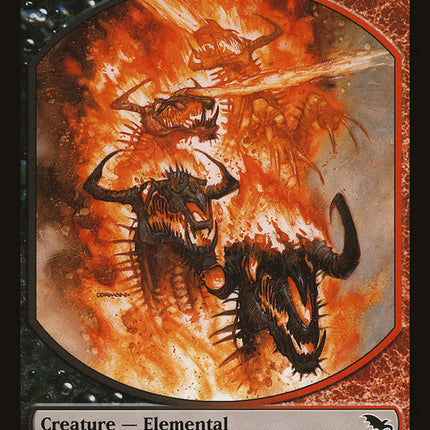 Elemental Token (9/12) [Shadowmoor Tokens]