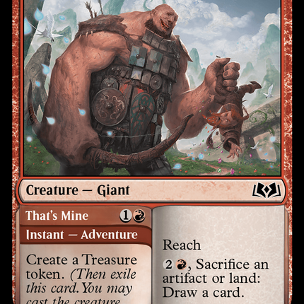 Grabby Giant // That's Mine [Wilds of Eldraine]