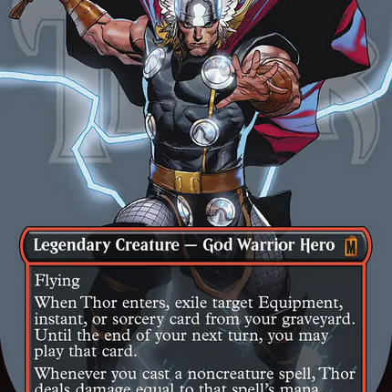 Thor, God of Thunder (Borderless) (0369) [Marvel Super Heroes]