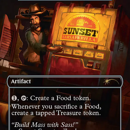 Sunset Sarsaparilla Machine - Nuka-Cola Vending Machine [Secret Lair Drop Series]