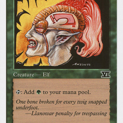 Llanowar Elves [Classic Sixth Edition]