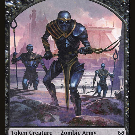 Zombie Army Token (009/019) [War of the Spark Tokens]