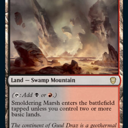 Smoldering Marsh [Innistrad: Crimson Vow Commander]