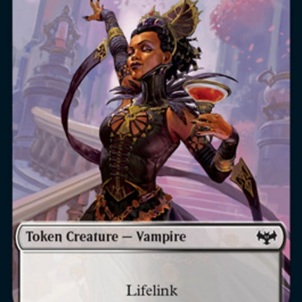 Blood // Vampire (016) Double-Sided Token [Innistrad: Crimson Vow Tokens]