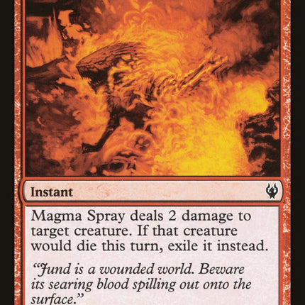 Magma Spray [Duel Decks: Izzet vs. Golgari]
