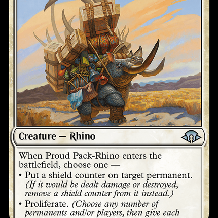 Proud Pack-Rhino [Modern Horizons 3]