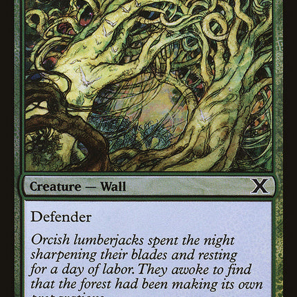 Wall of Wood (Premium Foil) [Tenth Edition]