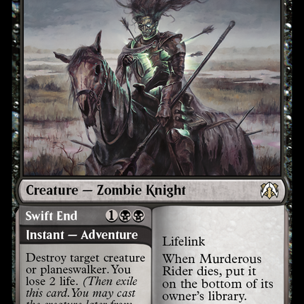 Murderous Rider // Swift End [March of the Machine Commander]