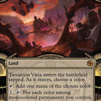 Tarnation Vista (Showcase) (Raised Foil) [Outlaws of Thunder Junction: The Big Score]