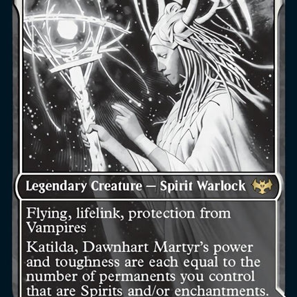 Katilda, Dawnhart Martyr // Katilda's Rising Dawn (Showcase Eternal Night) [Innistrad: Crimson Vow]