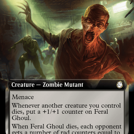 Feral Ghoul (Extended Art) (Surge Foil) [Fallout]
