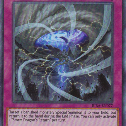 Storm Dragon's Return [RIRA-EN077] Super Rare