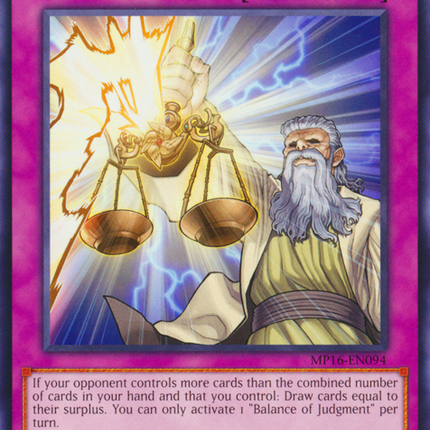 Balance of Judgment [MP16-EN094] Common