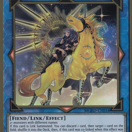 Knightmare Unicorn (Alternate Art) [MGED-EN034] Gold Rare