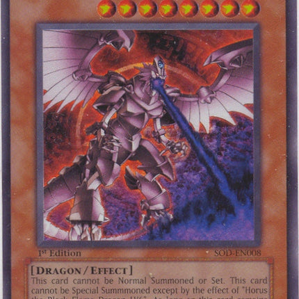 Horus the Black Flame Dragon LV8 [SOD-EN008] Ultra Rare