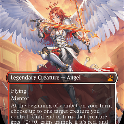 Aurelia, Exemplar of Justice (Anime Borderless) [Ravnica Remastered]