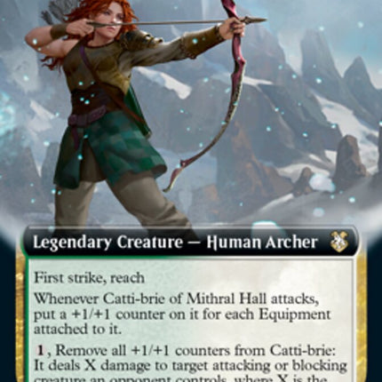 Catti-brie of Mithral Hall (Extended Art) [Dungeons & Dragons: Adventures in the Forgotten Realms Commander]
