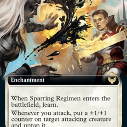 Sparring Regimen (Extended Art) [Strixhaven: School of Mages]