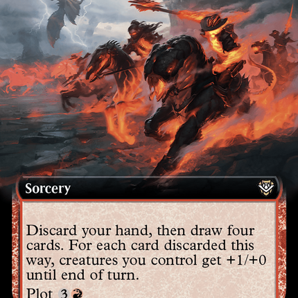 Pyretic Charge (Extended Art) [Outlaws of Thunder Junction Commander]