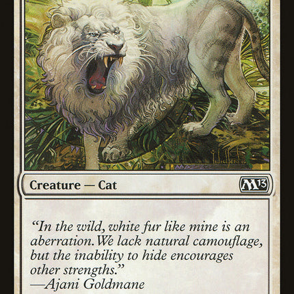 Silvercoat Lion [Magic 2013]