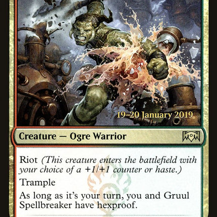 Gruul Spellbreaker [Ravnica Allegiance Prerelease Promos]