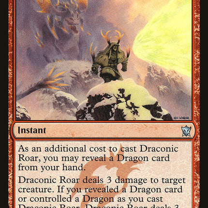 Draconic Roar [Dragons of Tarkir]