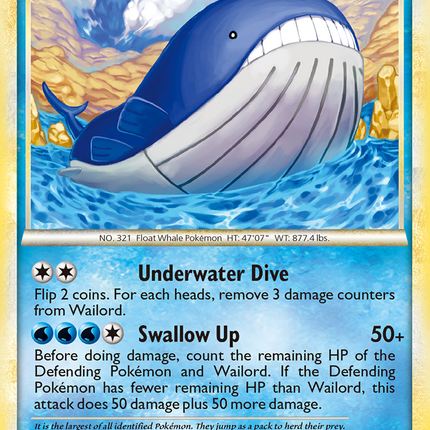 Wailord (31/102) [HeartGold & SoulSilver: Triumphant]