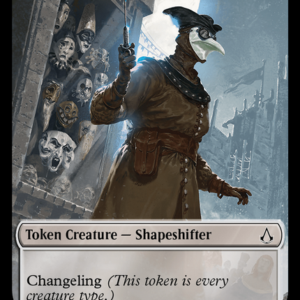 Assassin // Shapeshifter Double-Sided Token [Assassin's Creed Tokens]