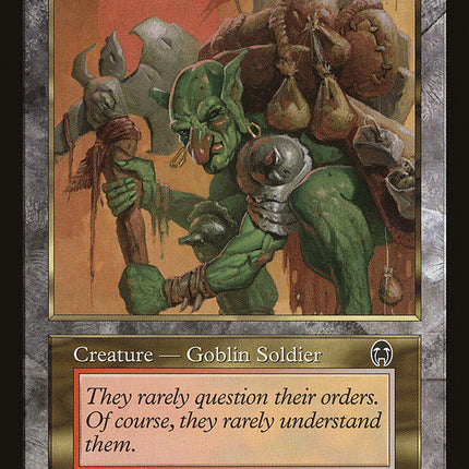 Goblin Soldier Token [Magic Player Rewards 2001]