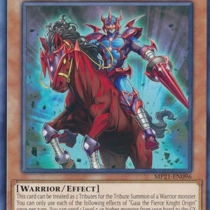 Gaia the Fierce Knight Origin [MP21-EN096] Rare