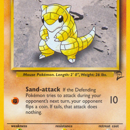 Sandshrew (91/130) [Base Set 2]
