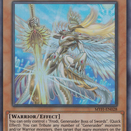 Frodi, Generaider Boss of Swords [MYFI-EN028] Super Rare