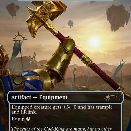 Ghal Maraz, the Great Shatterer - Loxodon Warhammer (Borderless) [Secret Lair Drop Series]