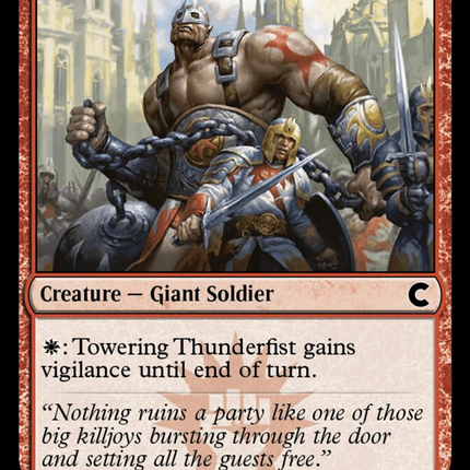 Towering Thunderfist [Ravnica: Clue Edition]