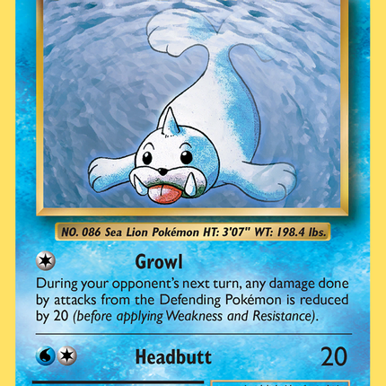 Seel (28/108) [XY: Evolutions]