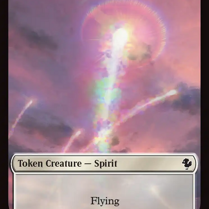 Spirit // Hero (0003) Double-Sided Token [FINAL FANTASY Commander Tokens]