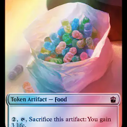 Human (0037) // Food (0057) Double-Sided Token (Surge Foil) [Doctor Who Tokens]