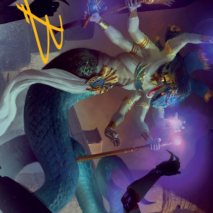 Imoti, Celebrant of Bounty Art Card (Gold-Stamped Signature) [March of the Machine Art Series]